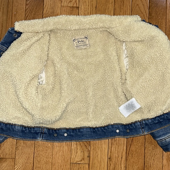 Polo Sherpa Lined Denim Jacket-4T - Picture 4 of 5